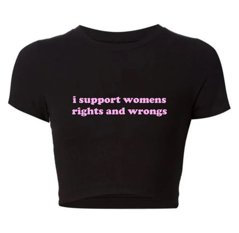 SUPPORT WOMEN BABY TEE