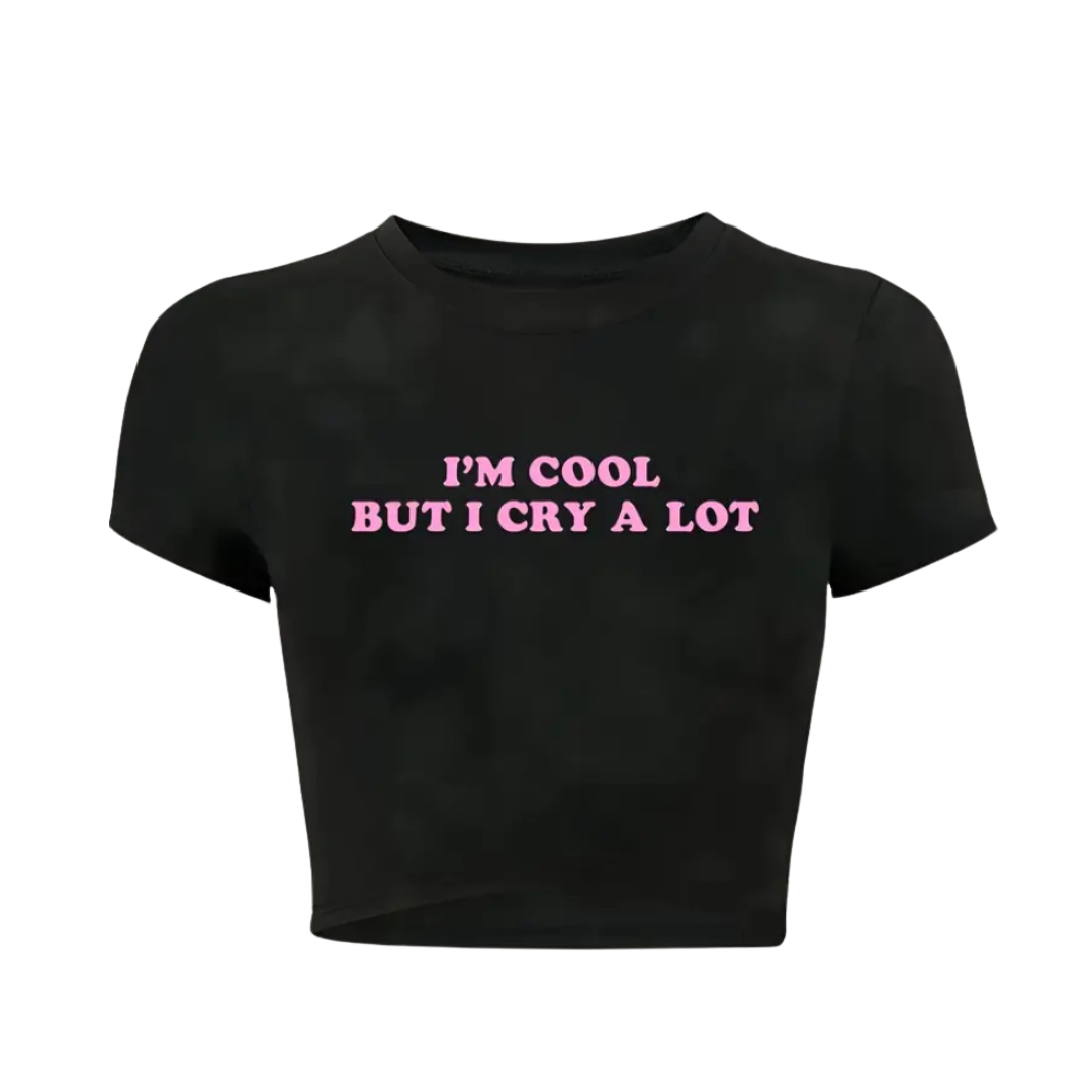 CRY A LOT BABY TEE