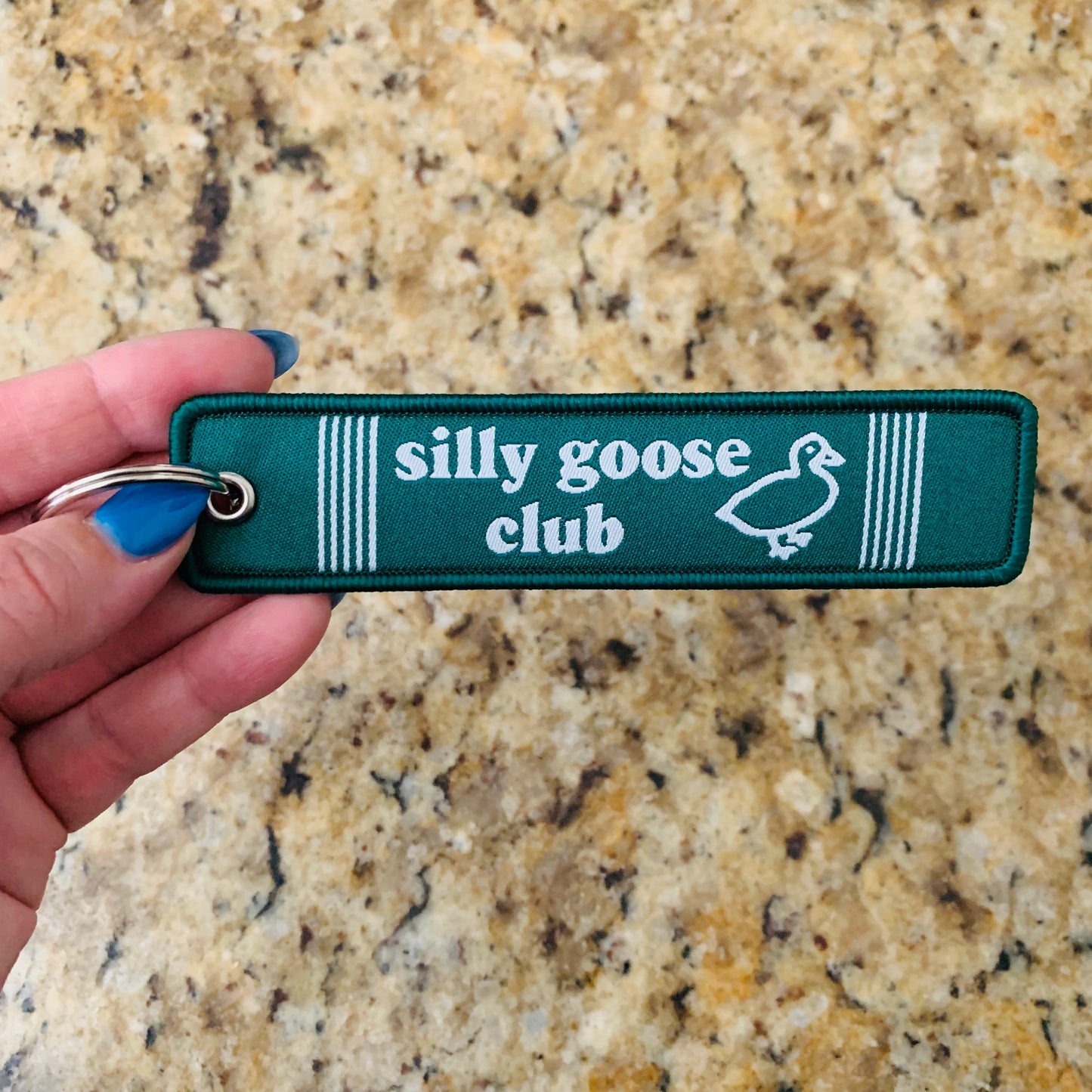 SILLY GOOSE KEYCHAIN