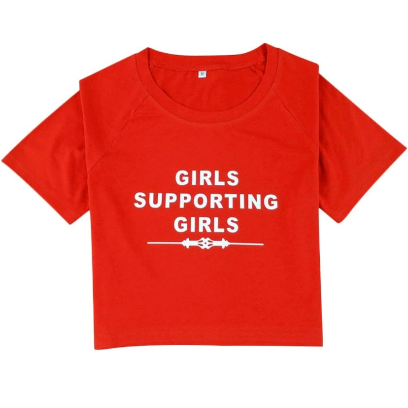 GIRLS SUPPORTING GIRLS BABY TEE