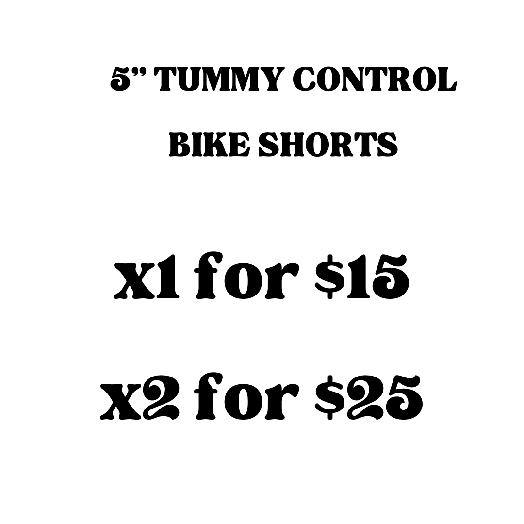 TUMMY CONTROL BIKE SHORTS