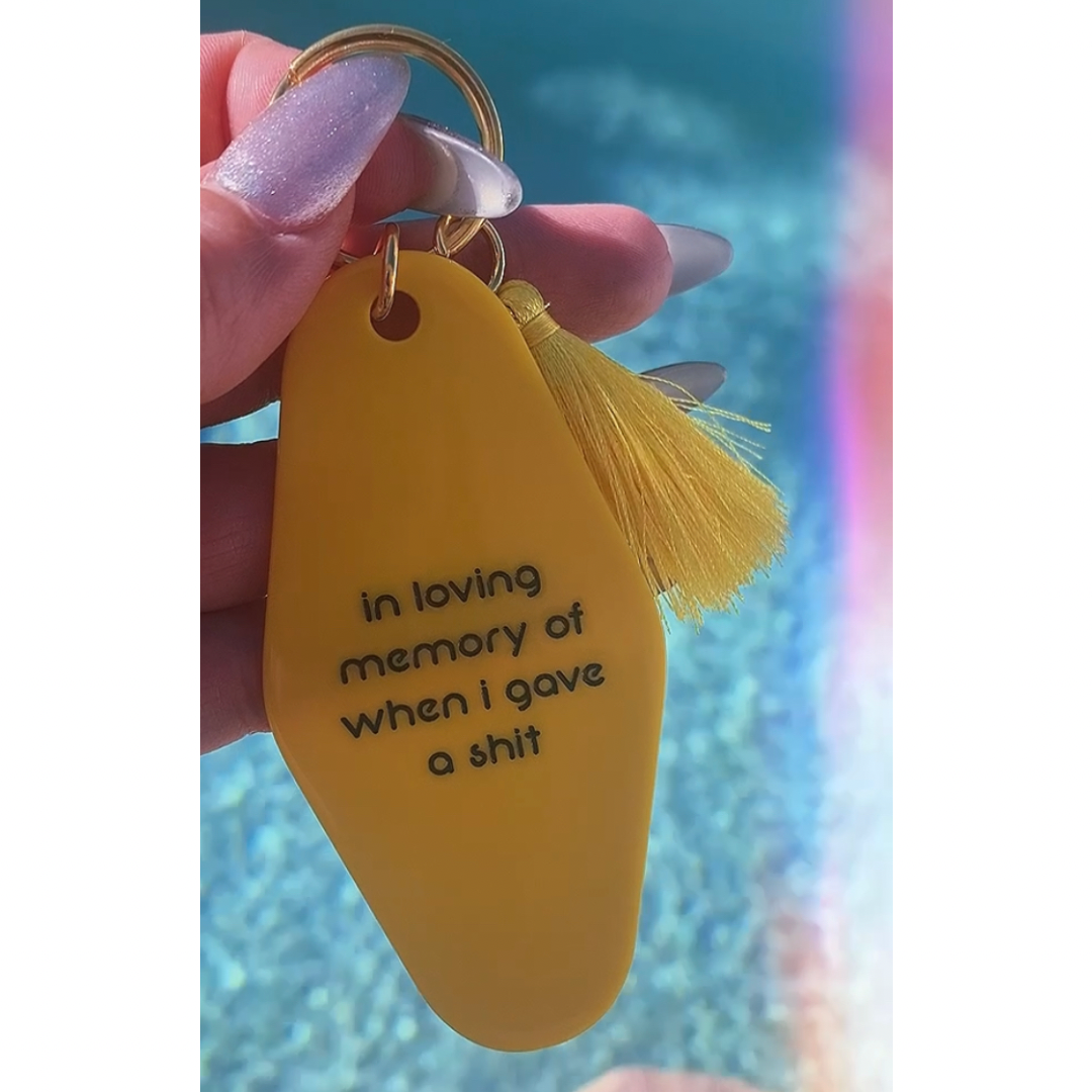 MOTEL KEYCHAIN